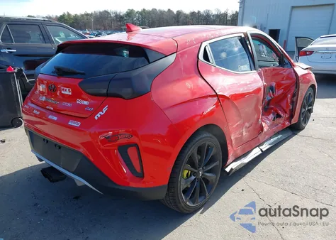 2020 Hyundai Veloster 2.0 Premium из США, поврежденный, VIN KMHTG6AF4LU031436